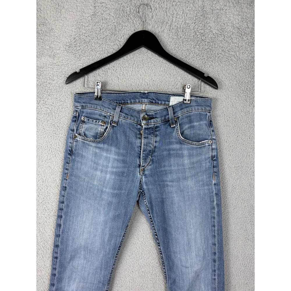 Rag & Bone Standard Issue Fit 2 Slim Jeans Mens 31x31 Blue Light Wash PAZ